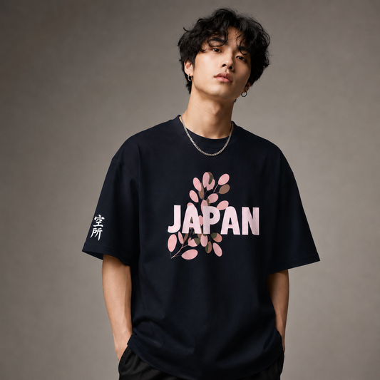 Japan Leaf — Oversized Tee