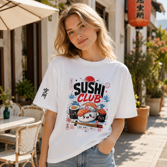 Sushi Club — Oversized Tee