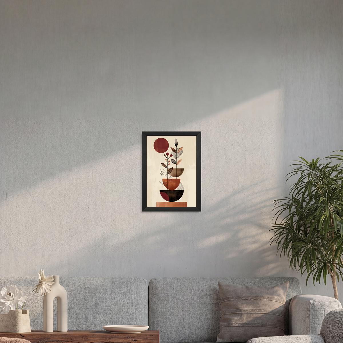 Japandi — Wooden Framed Poster