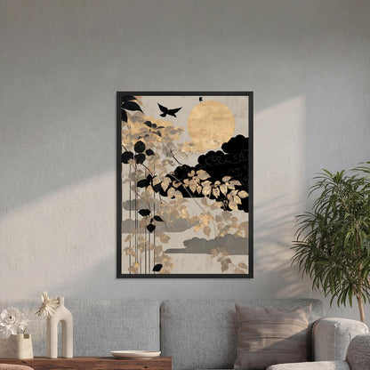 Japanese Garden — Wooden Framed Poster