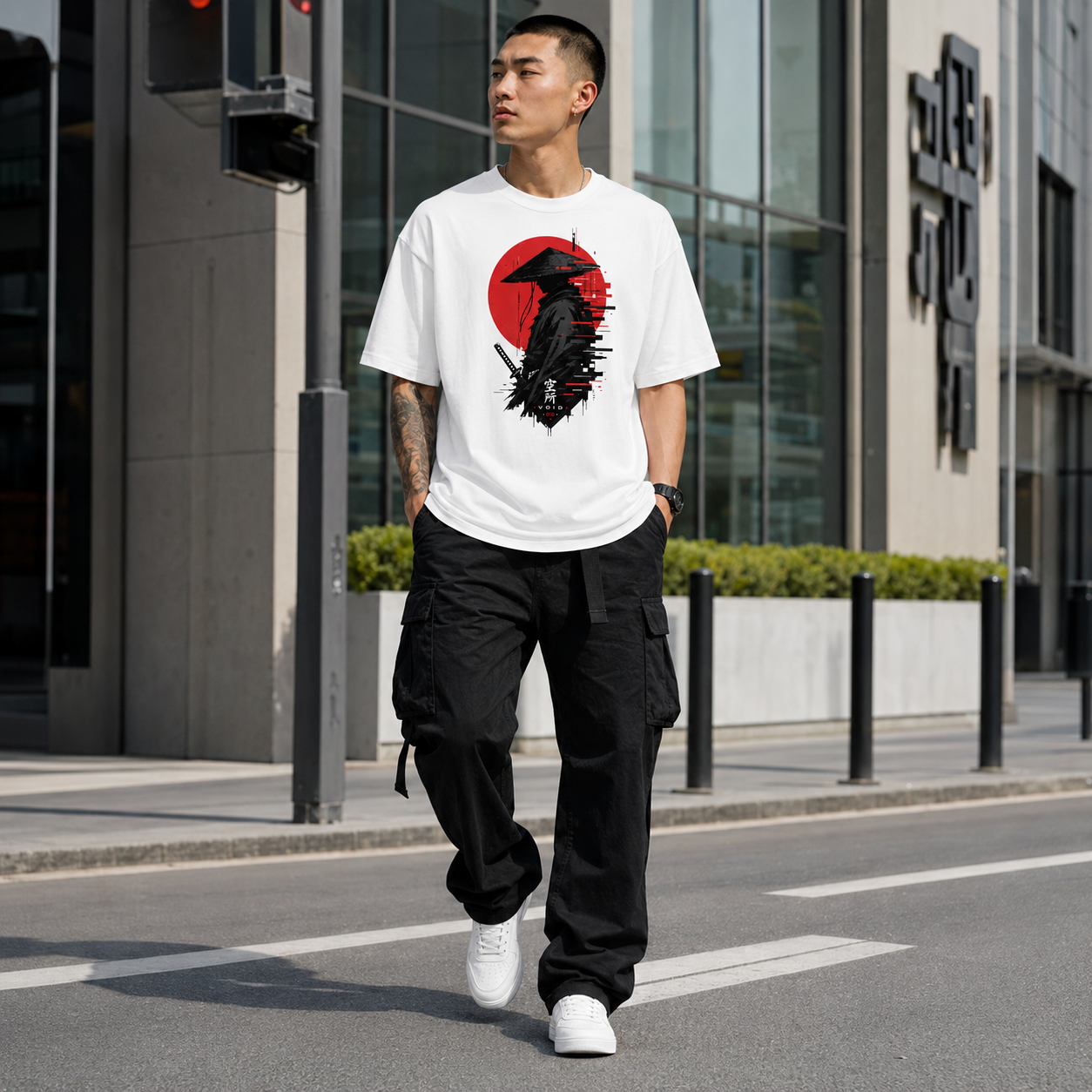 Cyber Ronin — Oversized Tee