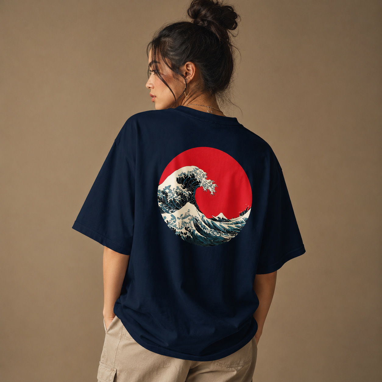 Japan Wave — Oversized Tee