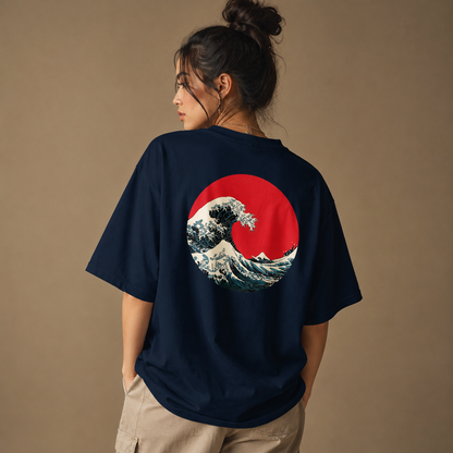 Japan Wave — Oversized Tee