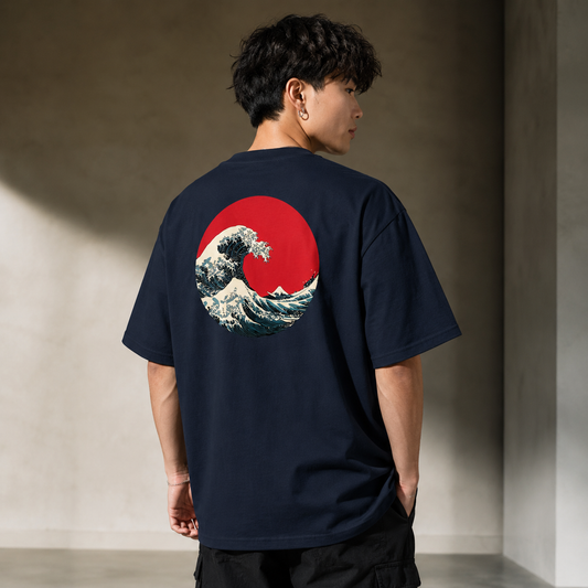 Japan Wave — Oversized Tee