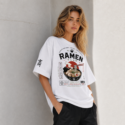 Ramen Club Japan Street Food— T-shirt Oversized