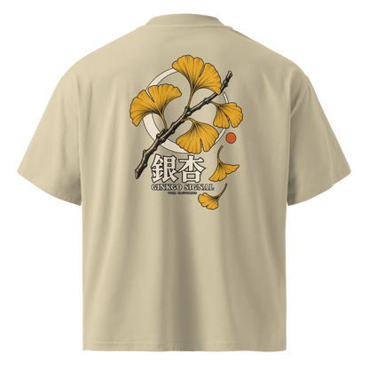 Ginkgo Signal 02 — Oversized Tee
