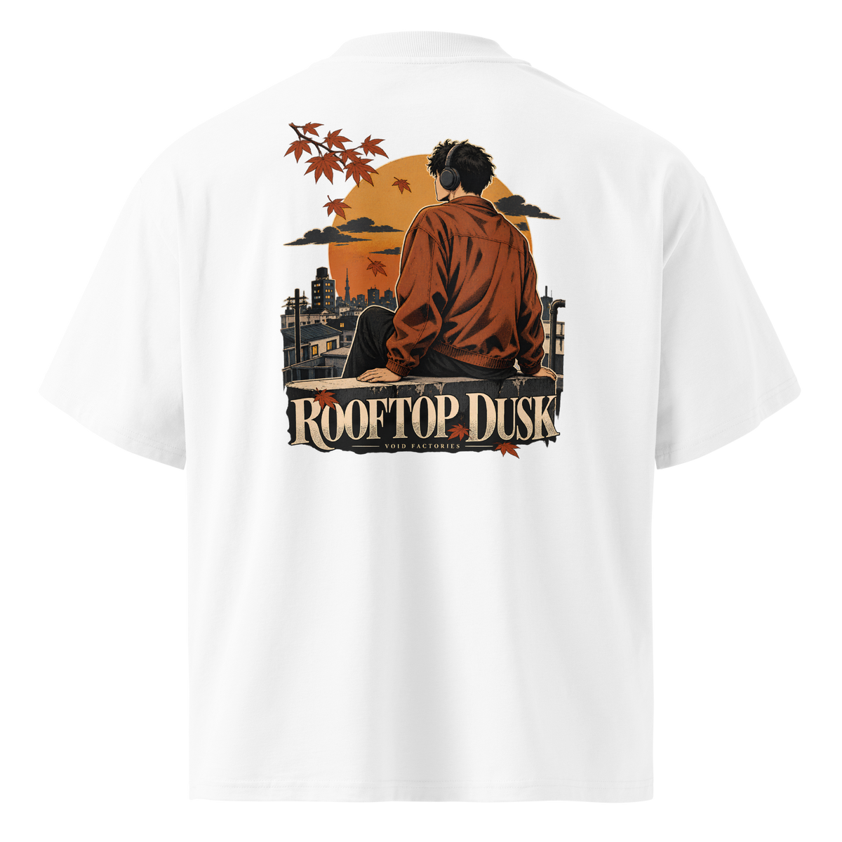 Rooftop Dusk — Oversized Tee