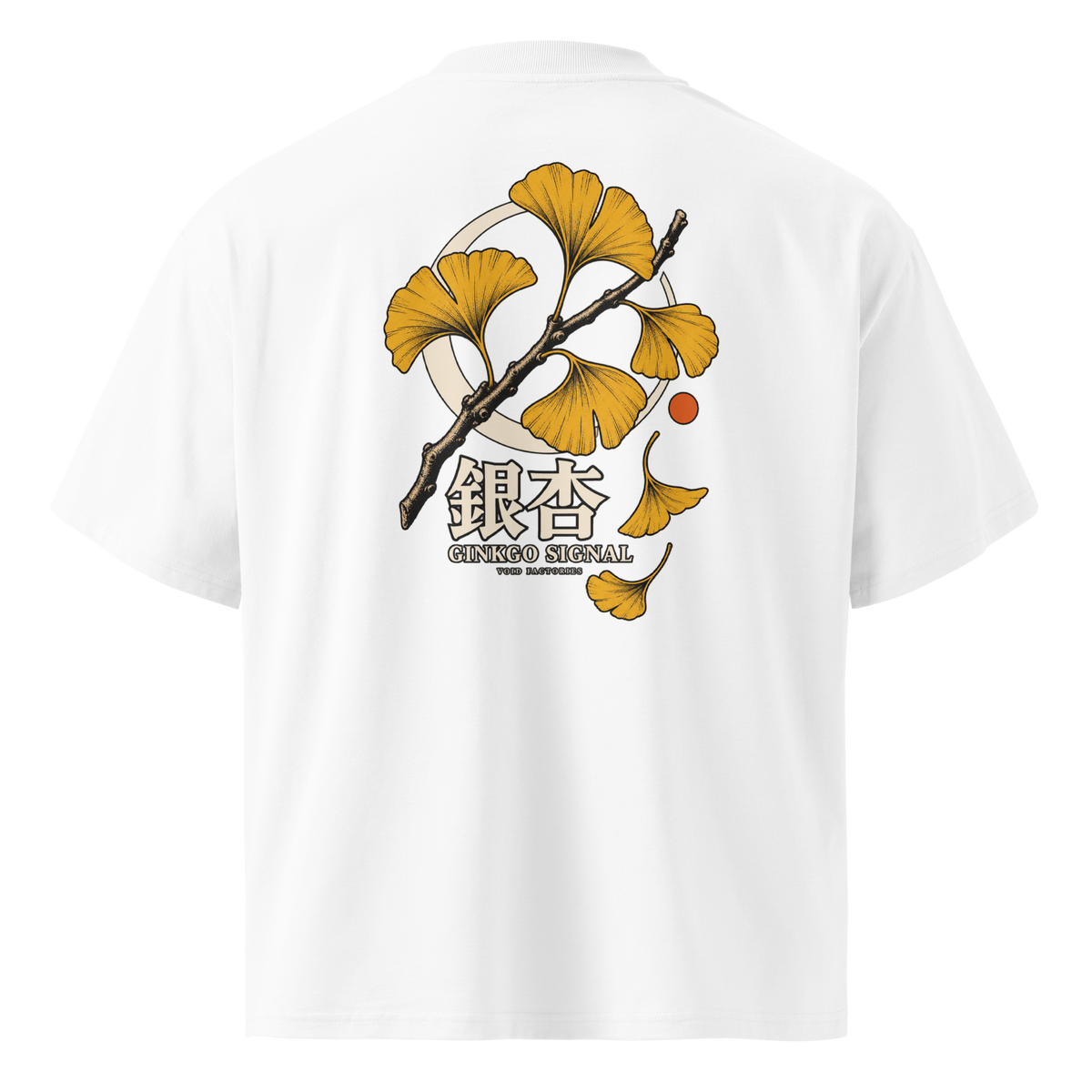 Ginkgo Signal 02 — Oversized Tee