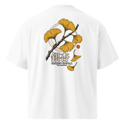Ginkgo Signal 02 — Oversized Tee